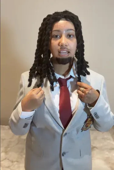 Норт Уэст в образе Kai Cenat