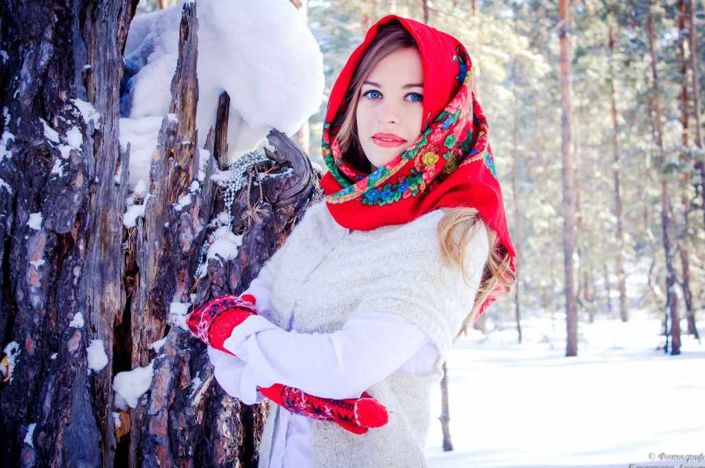 Настасья - Зима-Зима и чаровницы в красивых фотографиях