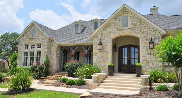 Красивые идеи фасадов частных одноэтажных домов домашний очаг,,поделки,своими руками,умелые руки