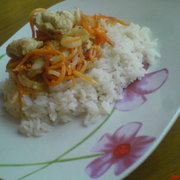 Курица с морковью другим манером