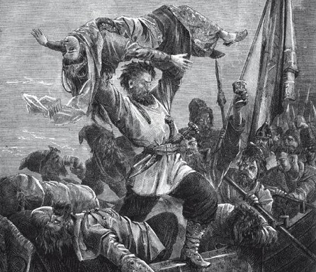 И за борт её бросает...