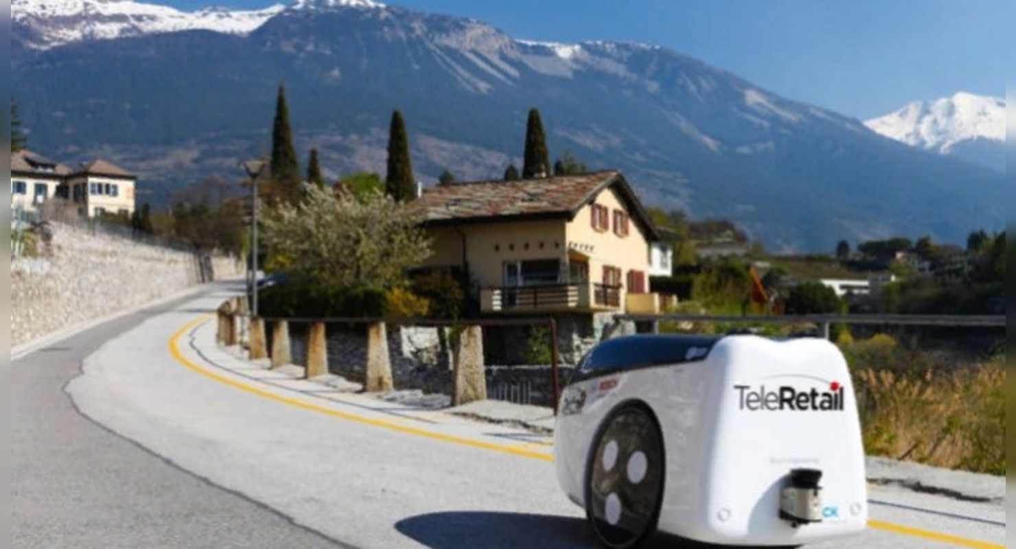 В Швейцарии тестируют услугу доставки еды на дом с помощью беспилотных автомобилей