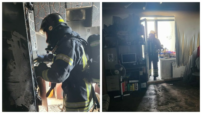 В Барнауле при пожаре в многоэтажке спасли 13 человек