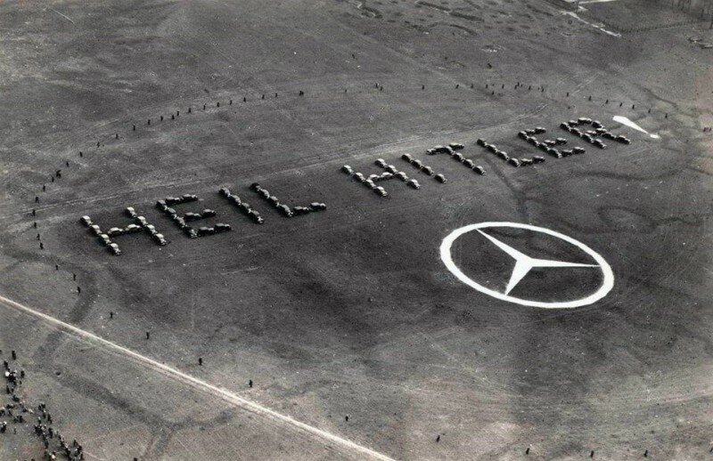 Приветствие от концерна Daimler-Benz, 30-е история, ретро, фото