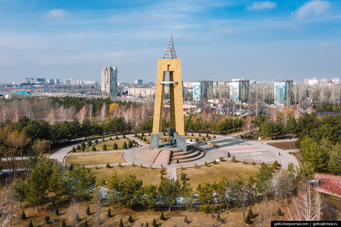 Бишкек с высоты