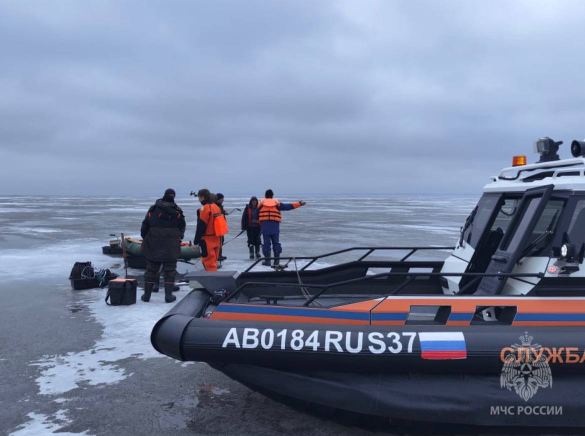 В Юрьевце шесть рыбаков дрейфовали по Волге на оторвавшейся льдине