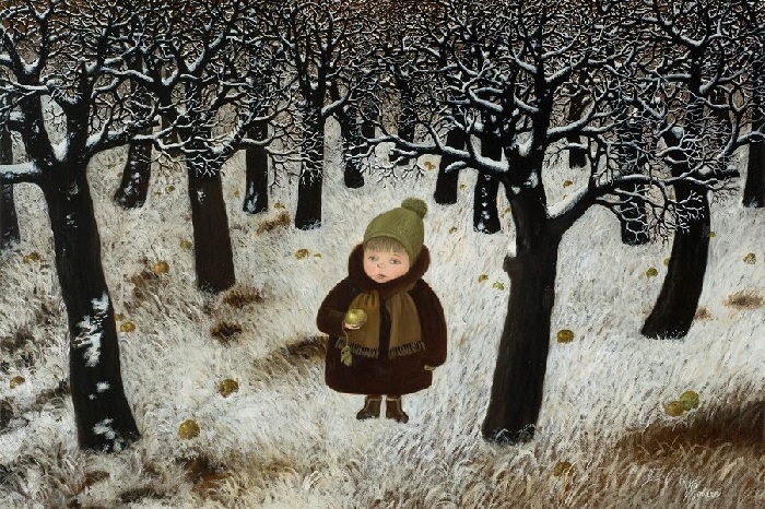 Зимние картины Валентина Губарева, которые вызывают улыбку и согревают душу 