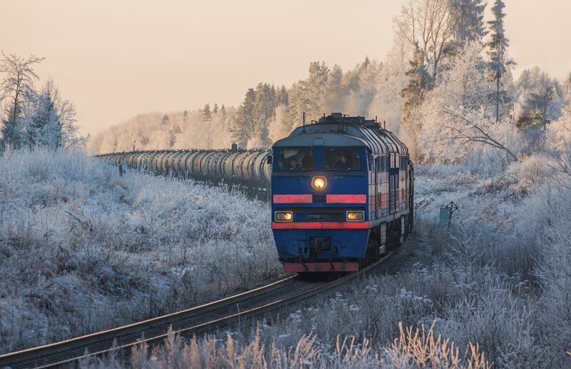 Романтическое железнодорожье путешествия