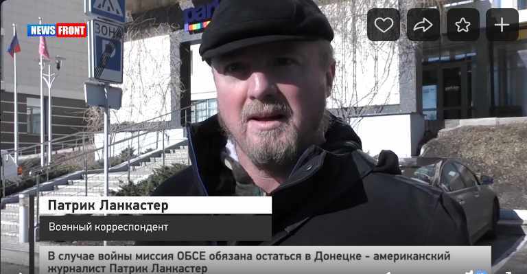 В случае войны миссия ОБСЕ обязана остаться в Донецке - американский журналист Патрик Ланкастер