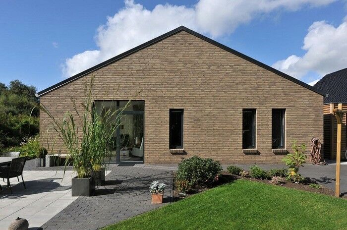 Красивые идеи фасадов частных одноэтажных домов домашний очаг,,поделки,своими руками,умелые руки