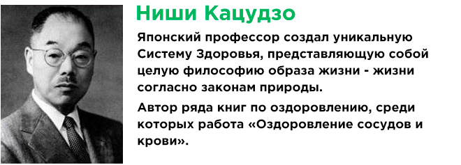 Ниши Кацудзо о лечении капиляров