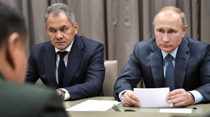 Путин и Шойгу Путин и Шойгу