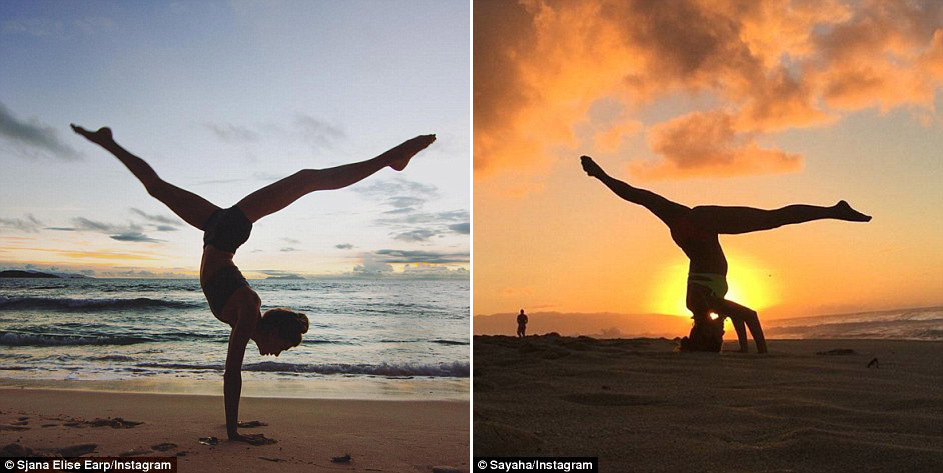 Самые популярные позы и места для йоги в сети Instagram в 2015 году 