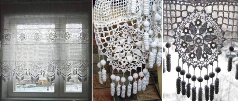 Вязание штор крючком вязание шторы,рукоделие,своими руками