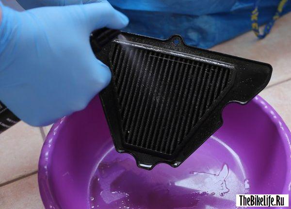 Чем промыть воздушный фильтр мотоцикла сузуки
