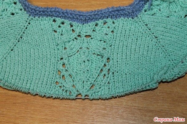 Вязаный женский пуловер Вязаный женский пуловер вязание спицами,Одежда,Хенд мейд