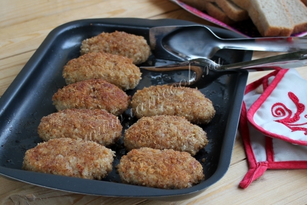 Рецепт школьных котлет