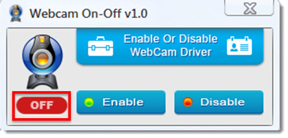как заблокировать слежение через вебкамеру