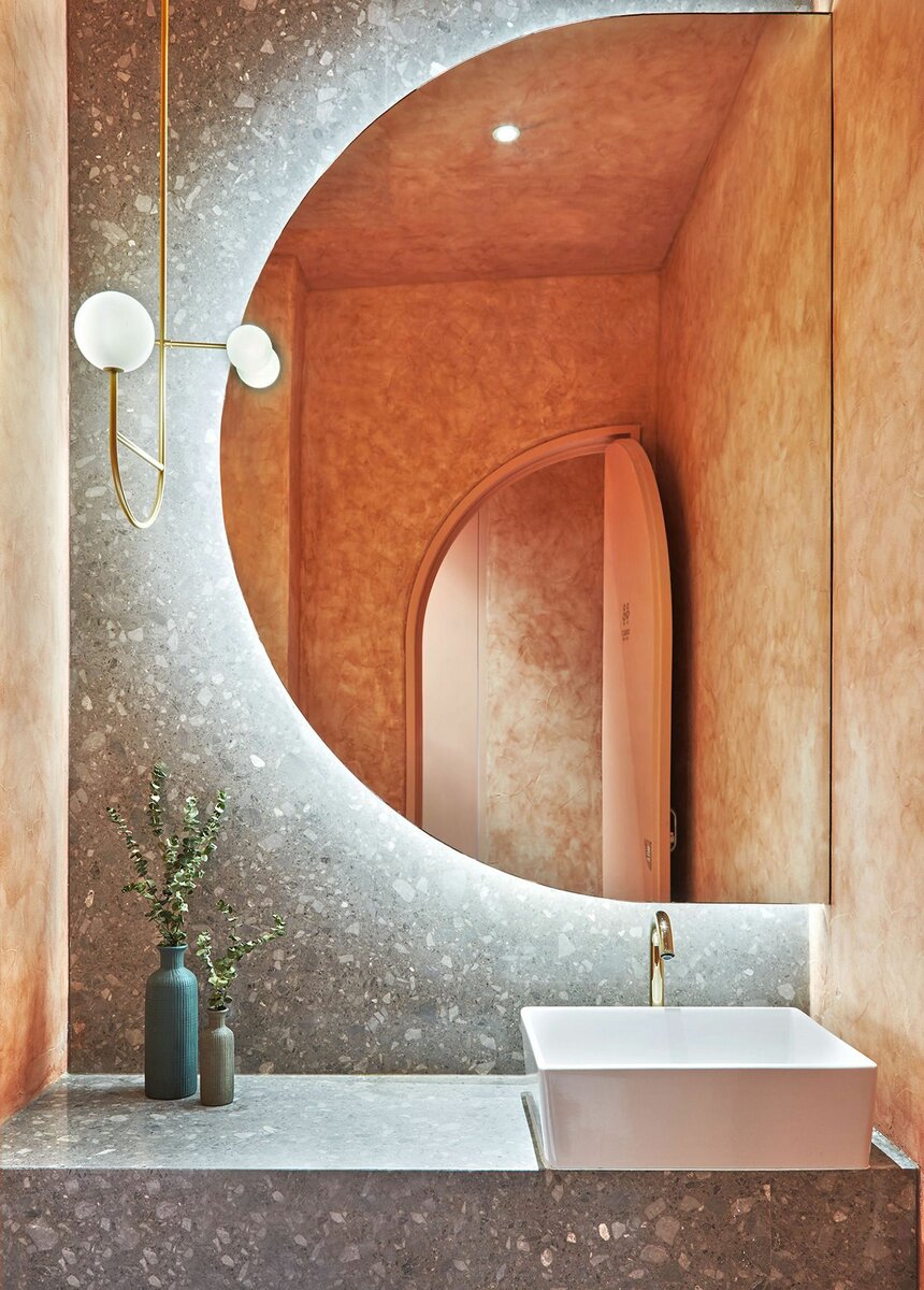 Ванная не как у всех: 7 крутых приёмов от дизайнера ванной, можно, интерьер, может, сделать, Достаточно, более, чтобы, полотно, этого, другие, помещение, аксессуар, достаточно, могут, отделкой, оформляют, такой, бетон, материалы