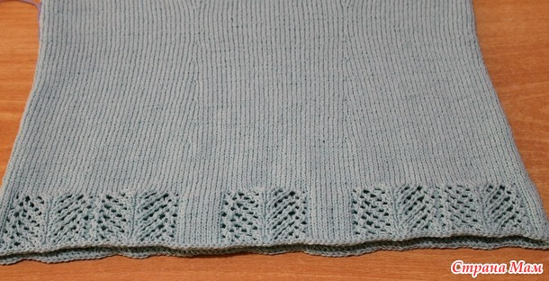 Вязаный женский пуловер Вязаный женский пуловер вязание спицами,Одежда,Хенд мейд