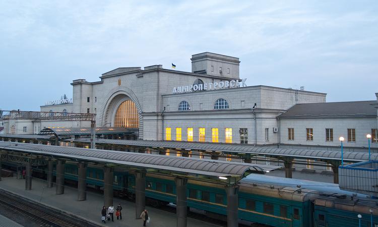 Железнодорожный вокзал Днепропетровска. Фото: vokzal.dp.uz.gov.ua/