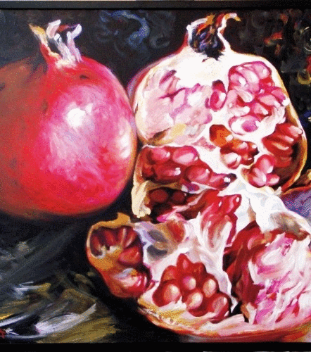 Серия "Овощи и фрукты", 2005, холст, акрил
