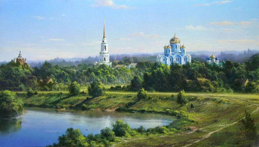 Невероятной красоты пейзажи белорусского художника живопись