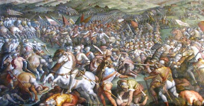 «Битва при Ангиари» и «Битва при Марчиано». Леонардо да Винчи и Джорджо Вазари история