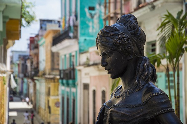 Statue in Old Havana, Cuba