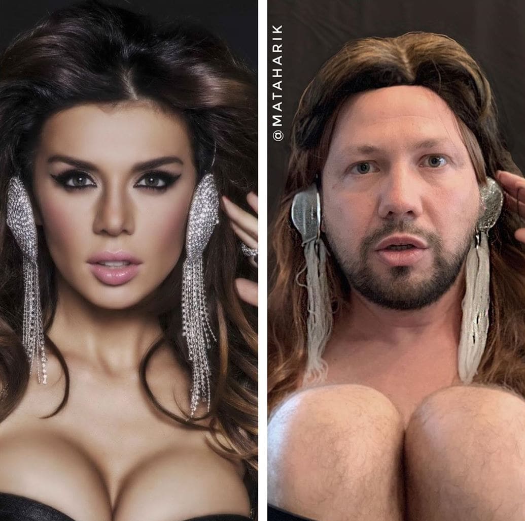 Пародист из России повторяет образы знаменитостей, используя всё, что подвернётся под руку Пародист из России повторяет образы знаменитостей, используя всё, что подвернётся под руку звезда,наши звезды,развлечение,фото,шоу,шоубиz,шоубиз