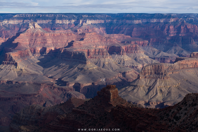  The landscape in the foreground (darker shade) is what they call the  Coronado Butte . 