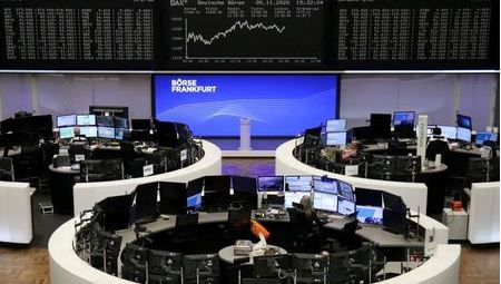 The German share price index DAX graph is pictured at the stock exchange in Frankfurt, Germany, November 5, 2020. REUTERS/Staff