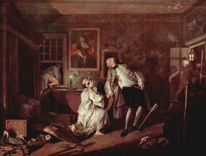 Уильям Хогарт «Дуэль и смерть графа» («The Death of the Earl»)