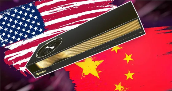 Nvidia придётся так сильно урезать новый ИИ-ускоритель для Китая, что даже память HBM заменят на GDDR7. Новинка будет называться B40 либо 6000D