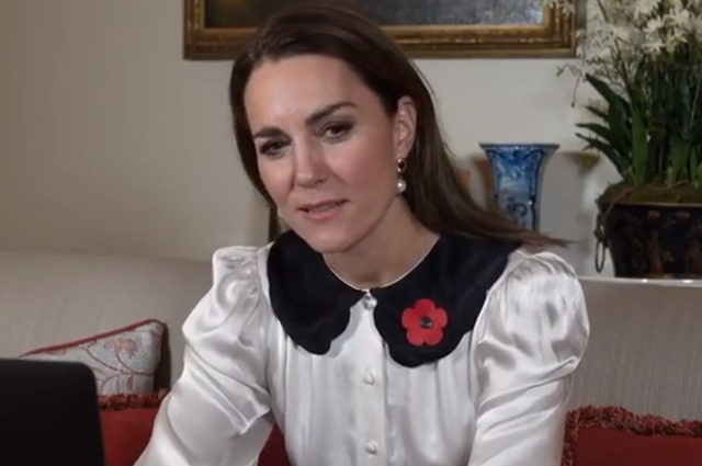 Кейт Миддлтон пообщалась с семьями погибших британских военнослужащих по видеосвязи