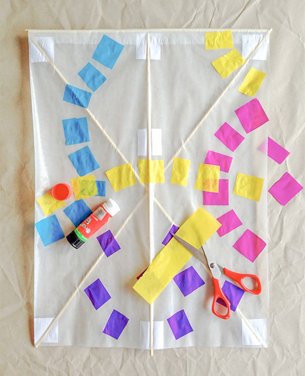 Изготовление воздушного змея из бумаги: чертежи с размерами мастер-класс,творим с детьми