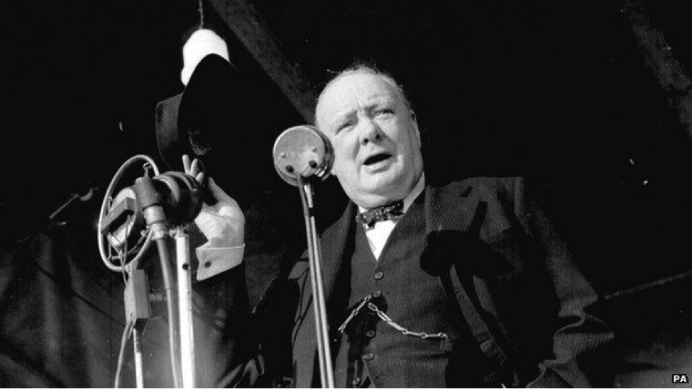 1 речь у черчилля в фултоне. Фултонская речь Черчилля. Уинстон Черчилль речь.