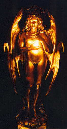 Ангел Света и Тьмы, Гипс, бронза, 122 см.