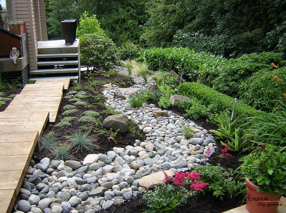 Сухой ручей – идиллия в саду Сухой ручей – идиллия в саду идеи