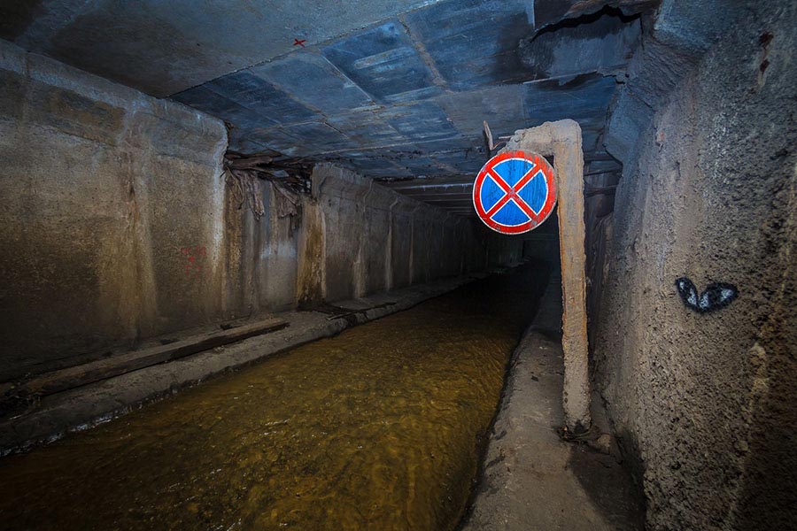 Подземный тунель реки Неглинка