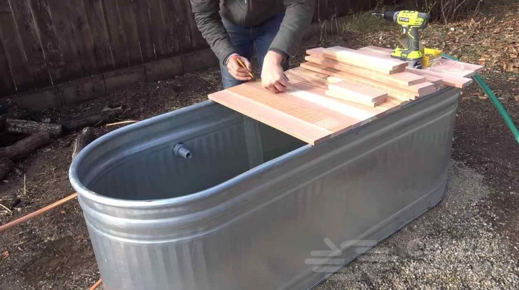 Как сделать ванну с подогревом на дачном участке Как сделать ванну с подогревом на дачном участке самоделкин