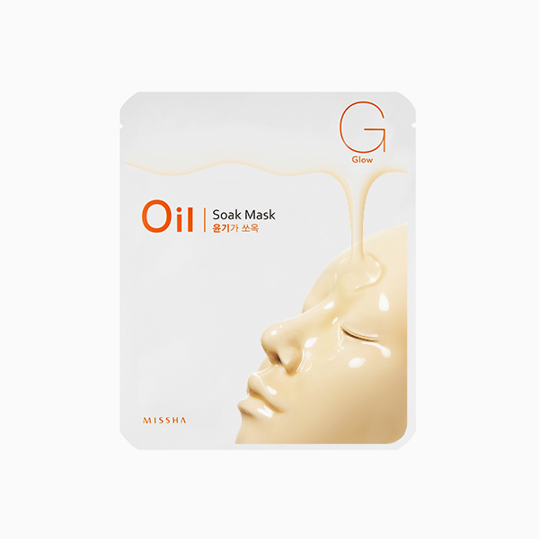 Тканевая маска Oil-Soak Mask Glow, Missha