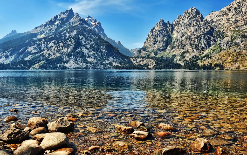 Озеро Дженни (Jenny Lake), штат Вайоминг