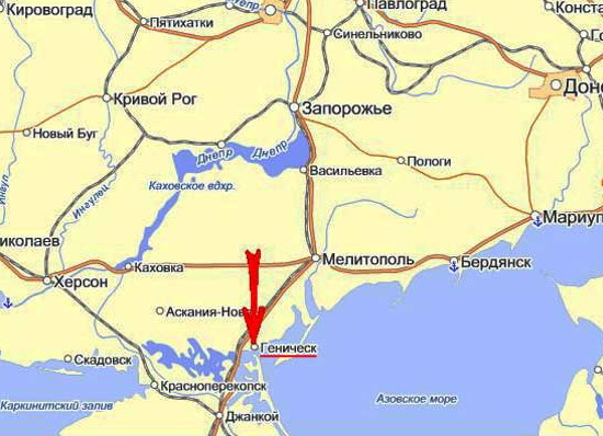 Назло соседу отморожу уши: Геническ отрежут от российского хранилища газа