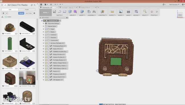 Цифровое радио в ретро стиле на Arduino бытовая техника,видео,гаджеты,электроника