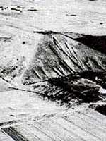 Пирамиды в Китае. Великая Белая пирамида. Фото 1945 года