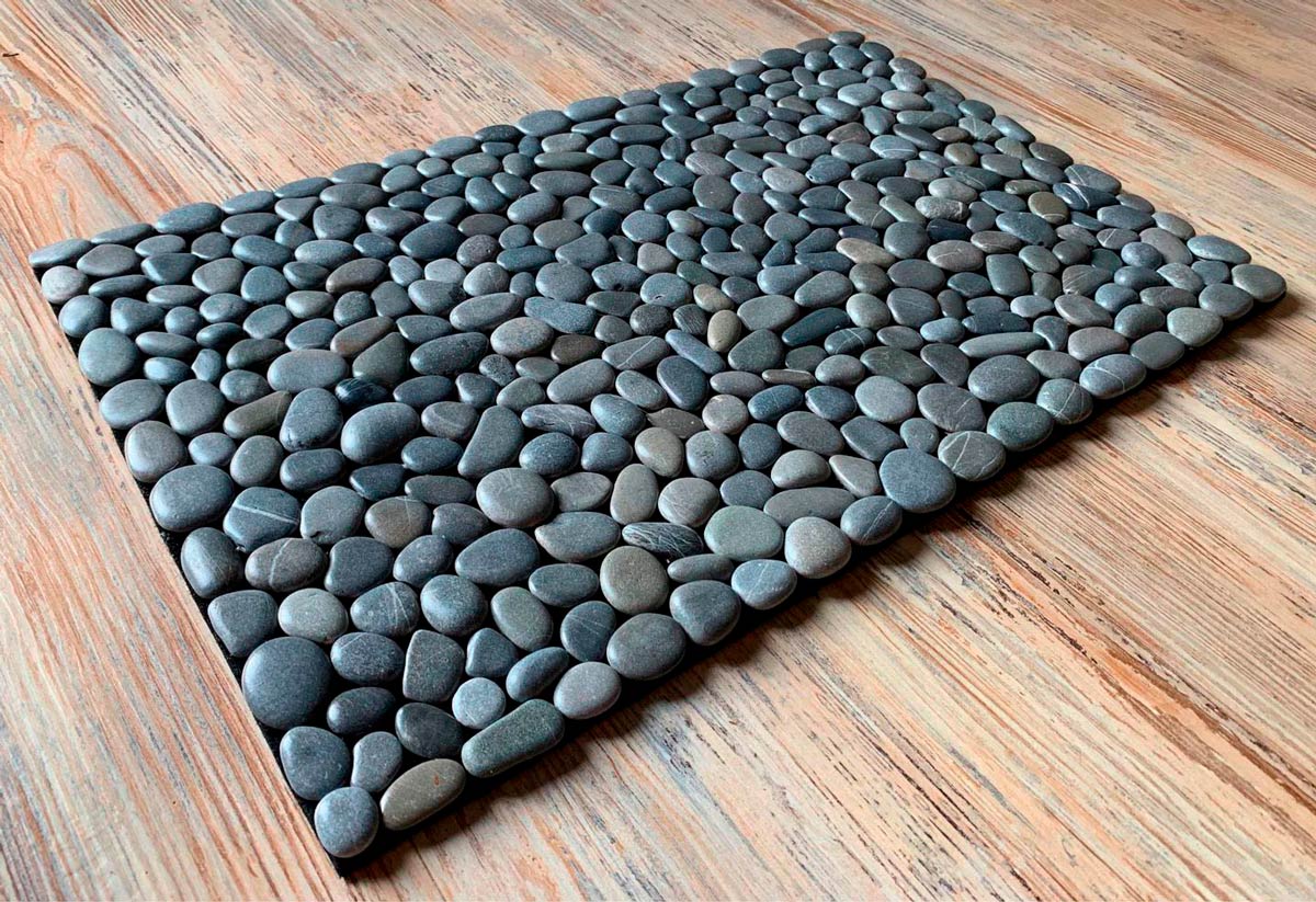 Массажный коврик для ног с камнями