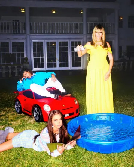 Хайди Клум снялась для глянца с дочерью и сыном дочерью, Хайди, сыномХайди, появлялись, также, больше, матерью, вместе, Генри, Paper, журнала, снялась, белья, Intimissimi, кампаниях, рекламных, нескольких, немецкого, обложке, нижнего