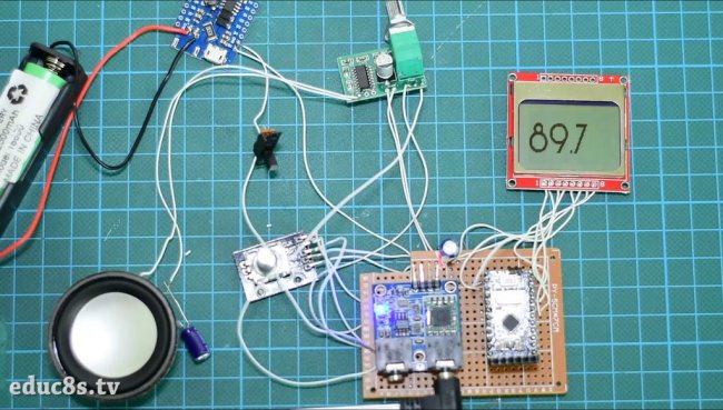 Цифровое радио в ретро стиле на Arduino бытовая техника,видео,гаджеты,электроника