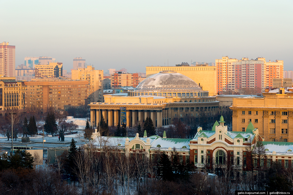 Новосибирск Зимой Фото